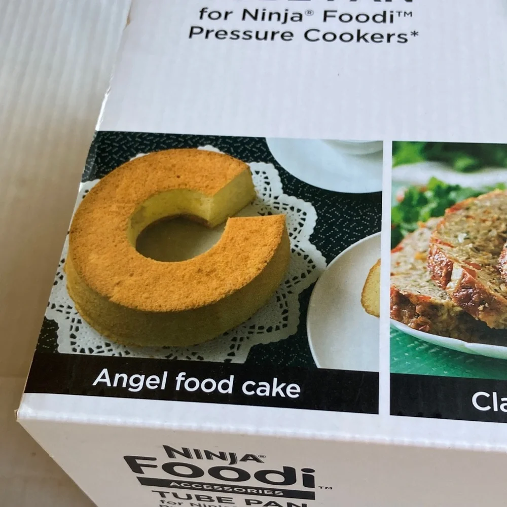 NINJA FOODIE Tube Pan Cakes Bread and Bun Cakes 8.89 x 4.02 inches